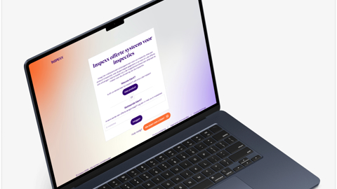 Inspexx mock-up laptop scherm